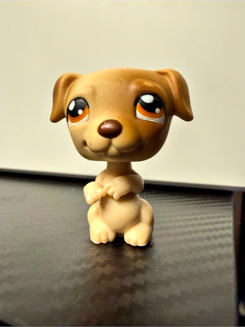 Littlest Pet Shop LPS #109 Jack Russell Terrier Dog Brown Orange Eyes 2004